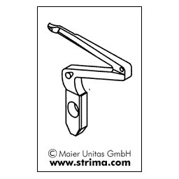 Chapač/kličkař pro overlock 277015 A MAIER