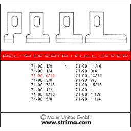 Nůž 71-90 5/16 HSS MAIER