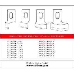 Nůž 91-020241-25.4 MAIER