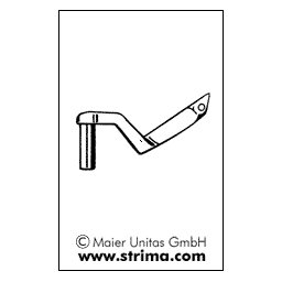 Chapač/kličkař pro overlock 2129300 MAIER