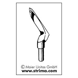 Chapač/kličkař pro overlock S20428-001 MAIER