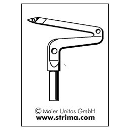 Chapač/kličkař pro overlock 2109348 MAIER