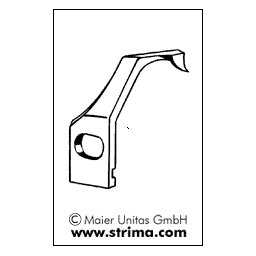 Chapač/kličkař pro overlock 548205 MAIER