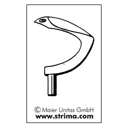 Chapač/kličkař pro overlock 236502 A MAIER