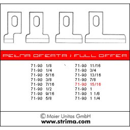 Nůž 71-90 15/16 HSS MAIER