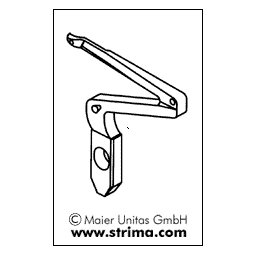 Chapač/kličkař pro overlock 277015 MAIER