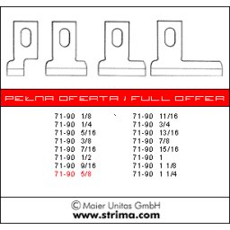 Nůž 71-90 5/8 HSS MAIER