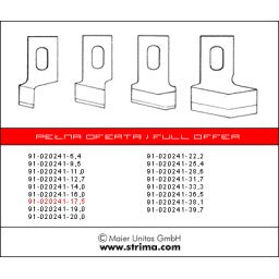 Nůž 91-020241-17.5 MAIER