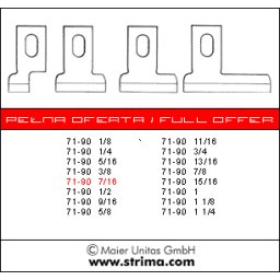 Nůž 71-90 7/16 HSS MAIER