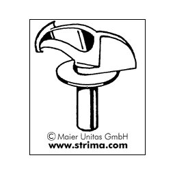 Chapač/kličkař pro overlock 115069-001 MAIER