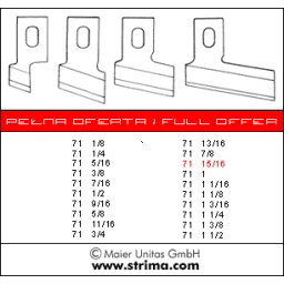 Nůž 71 15/16 HSS MAIER