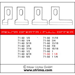 Nůž 71-90 1 1/8 HSS MAIER