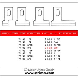 Nůž 71-90 7/8 HSS MAIER