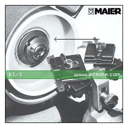 MAIER matice uchycení pro brusku 68/1 [L+R], 90 [L]