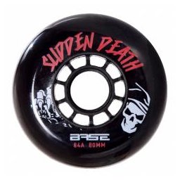 Kolečka Base Sudden Death Outdoor (4ks) 76mm/84A černá