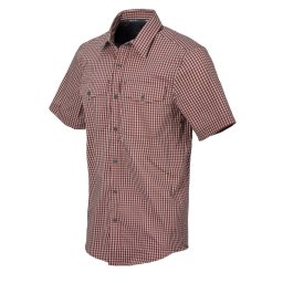 Košile COVERT CONCEALED CARRY DIRT RED CHECKERED vel. S