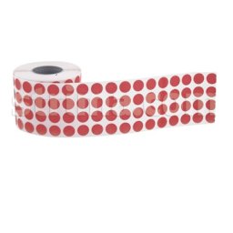 Značkovací kolečka, etikety 10mm, červené, 5000ks