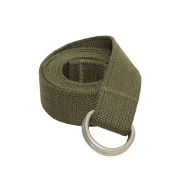 Opasek MILITARY D-RING EXPEDITION ZELENÝ vel. 135