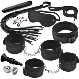 SCALA SADA BDSM S VIBRÁTOREM A ANÁLNÍMI KOLÍKY - GADGETY K BIČOVÁNÍ A SVAZOVÁNÍ - 76697714