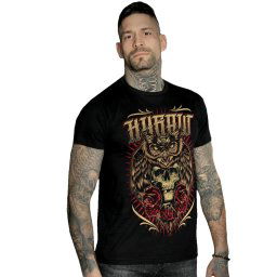 tričko pánské HYRAW - Graphic - DEAD OWL - SS21-M12-TSH