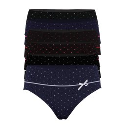 Fiocco - vyšší bezešvé kalhotky G&N 6287- 5bal XL vícebarevná
