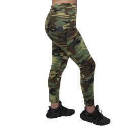 Legíny dámské WORKOUT s kapsami WOODLAND vel. L