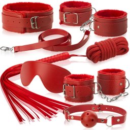 SCALA VELKÁ KOŽENÁ SADA DOPLŇKŮ BDSM - 77541508