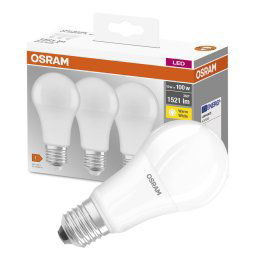 3PAK LED žárovka LED E27 A60 14W = 100W 1521lm 2700K Teplá bílá 360° OSRAM OSRLED4259