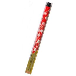 Japonské kaligrafické pero AKA White Flowers černé 17,6 cm