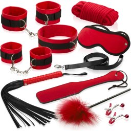 SCALA SPOLEHLIVÁ SADA BDSM BONDAGE USPOKOJÍ VŠECHNY FETIŠE - 78940018