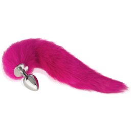 SSD EROTICA ANÁLNÍ KOLÍK Z NEREZOVÉ OCELI S DLOUHÝM LIŠČÍM OHONEM – 74143855