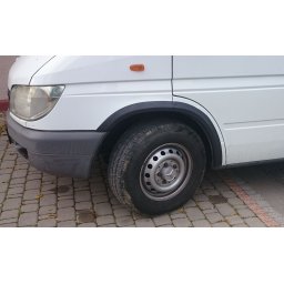 Plastové lemy blatníku Mercedes Sprinter, VW LT 1995-2005