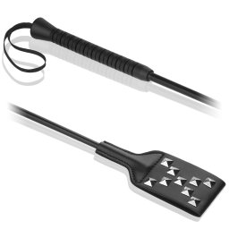 SSD EROTICA ČERNÝ BIČÍK PLÁCAČKA S CVOČKY NA OSTROU DOMINACI BDSM - 89867049