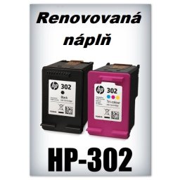 SuperNakup - Náplně do tiskáren - SADA HP-302 XL - black + HP-302 XL - color - renovované