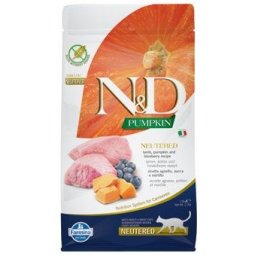 N&D Grain Free Cat PUMPKIN Neutered Lamb Blueberry 1,5 kg