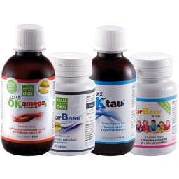 Eyes Pack (OK Omega-3 Complete 120 ml, OK Tau+ 115 ml, Factor Base 60 tbl, Factor Base Kids 60 tbl.)