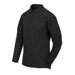 Helikon-Tex triko RANGE POLO dlouhý rukáv ČERNÉ vel.3XL