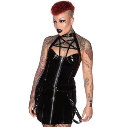 tílko dámské (top) KILLSTAR - Hellbent Gloss Halter - KSRA002816