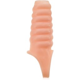SCALA GELOVÝ EREKČNÍ NÁVLEK OTEVŘENÁ SEX NÁSADA S VROUBKY - 74020831
