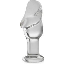 SCALA SKLENĚNÝ ANÁLNÍ KOLÍK, PLUG DO ANÁLU VE TVARU VELKÉHO MUŽSKÉHO ŽALUDU - 77280432
