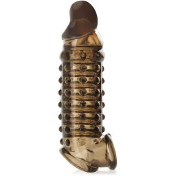 SCALA PEVNÝ EREKČNÍ NÁVLEK NA PENIS A VARLATA - PRODLOUŽENÍ O 2 CM - STIMULACE PENISU A VAGÍNY - 73082236