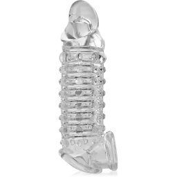 SCALA PEVNÝ EREKČNÍ NÁVLEK NA PENIS A VARLATA - PRODLOUŽENÍ O 2 CM - STIMULACE PENISU A VAGÍNY - 70966370