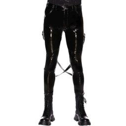 kalhoty dámské KILLSTAR - Hexers Gloss Jeans - KSRA002826