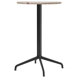 Audo Copenhagen designové kavárenské stoly Harbour Column Counter Table Star Base (průměr 60 cm)