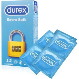 DUREX EXTRA SAFE 10 KUSŮ - KONDOMY PRO OSOBY VYŽADUJÍCÍ NEJVĚTŠÍ BEZPEČNOST - 74583956
