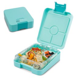 Klarstein Schmatzfatz easy, svačinový box, 4 přihrádky, 18 × 15 × 5 cm