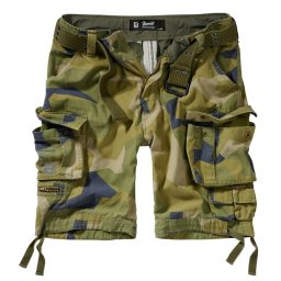 kraťasy pánské BRANDIT - Savage Vintage Cargo - 2001-swedish camo