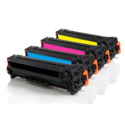 HP CC530A - CC533A SET KOMPATIBILNÍCH TONERŮ