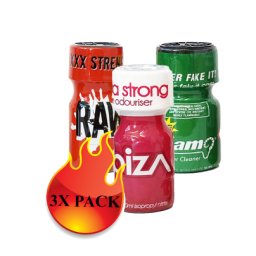 Poppers Pack - 3x Mixed