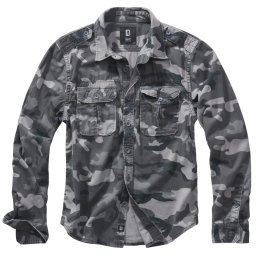 košile pánská BRANDIT - Vintage - 9373-grey camo